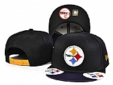 Steelers Team Logo Black Adjustable Hat SF (2),baseball caps,new era cap wholesale,wholesale hats